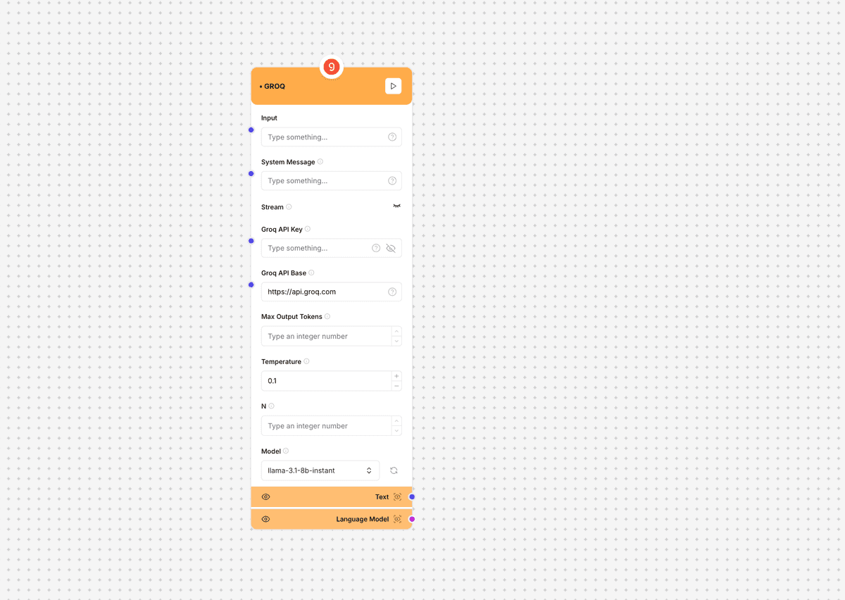 Groq Component